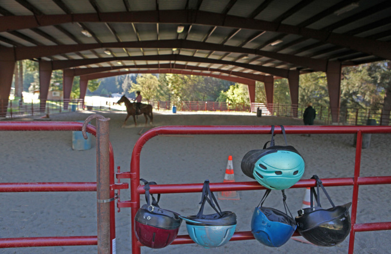 Arena at Marble Mountain Guest Ranch.