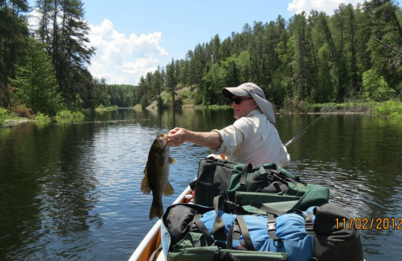 Fishing at Moose Track Adventures Resort.