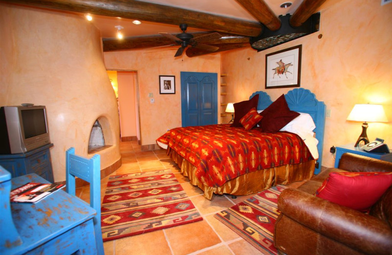 Taos Pueblo Room at Inn on La Loma Plaza.