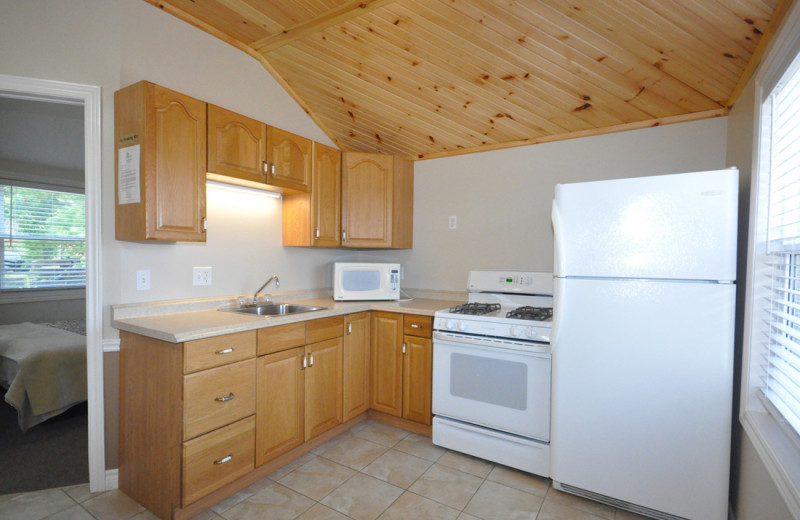 Cottage kitchen at Hall's Cottages.