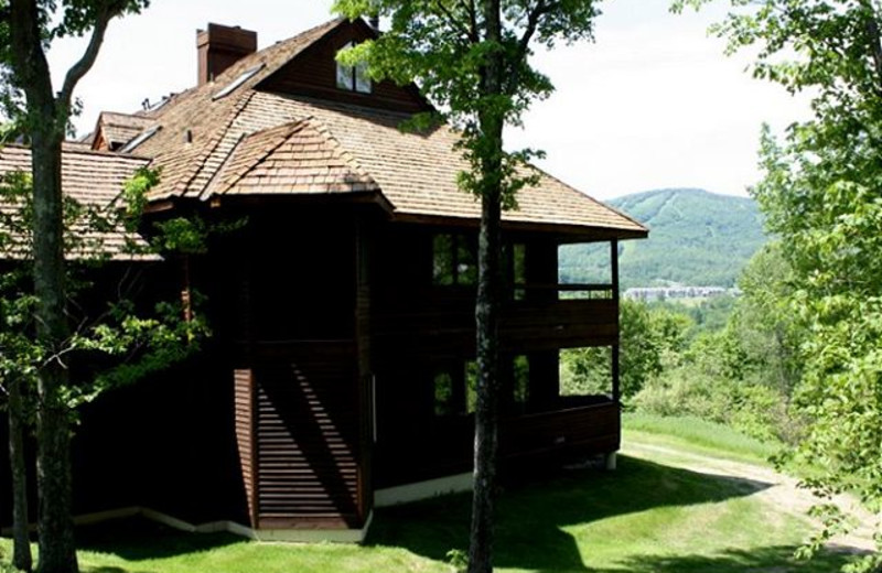 Exterior view of Highridge Condominiums.