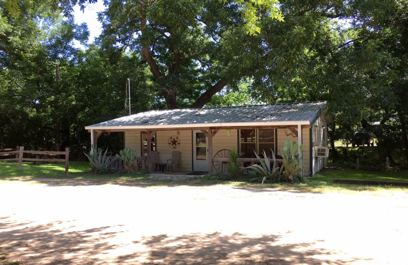 Lake house exterior at Heart of Texas Lake Resort.