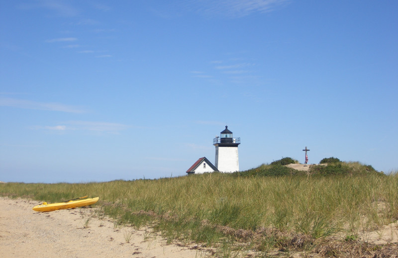 Beach near Candleberry Inn.