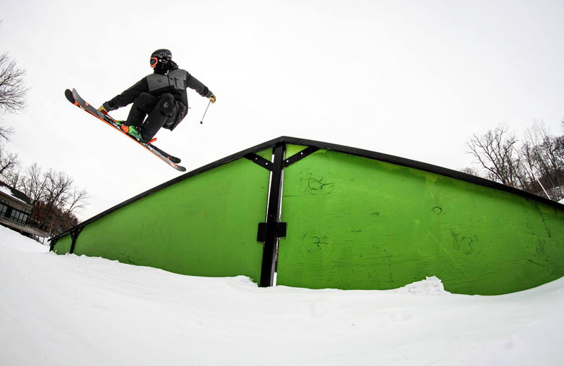 Snowboarding at Devils Head Resort & Convention Center.