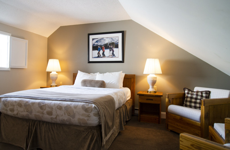 Guest room at Waterville Valley.