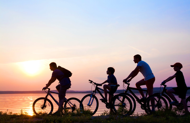 Biking at Acorn Acres Campground.