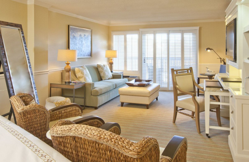 Guest room at Ocean Edge Resort & Golf Club.