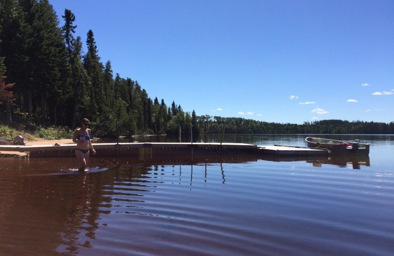 Dock at Clark's Resorts & Outposts.