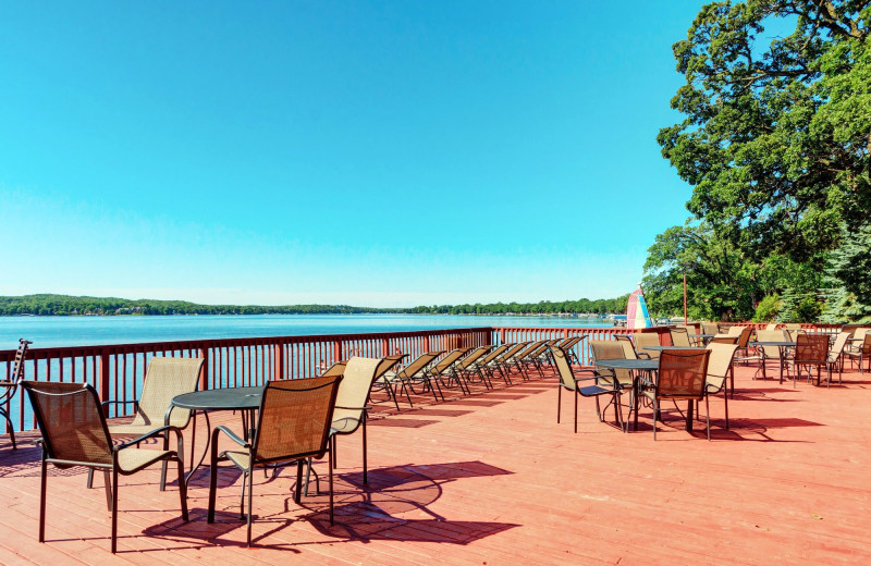 Patio at Fair Hills Resort.