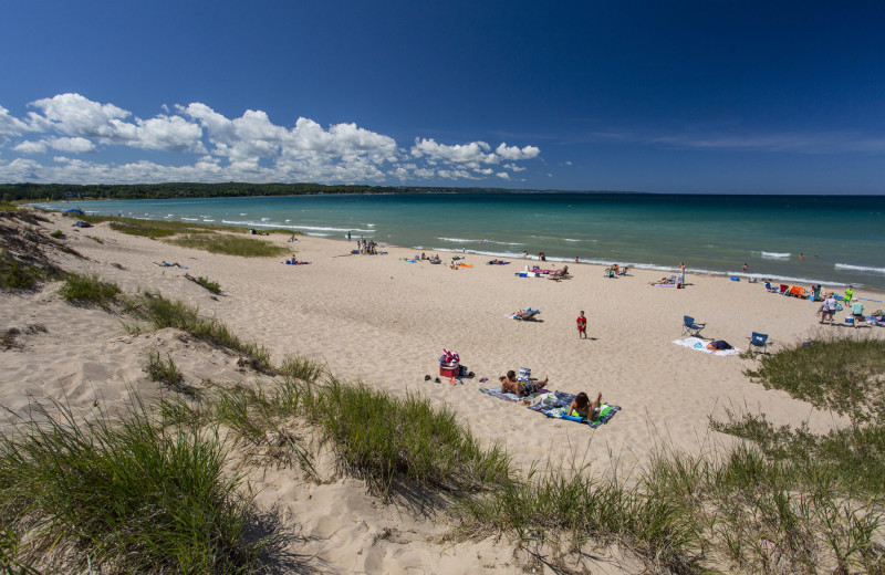 Beach at Trout Creek Vacation Condominiums.