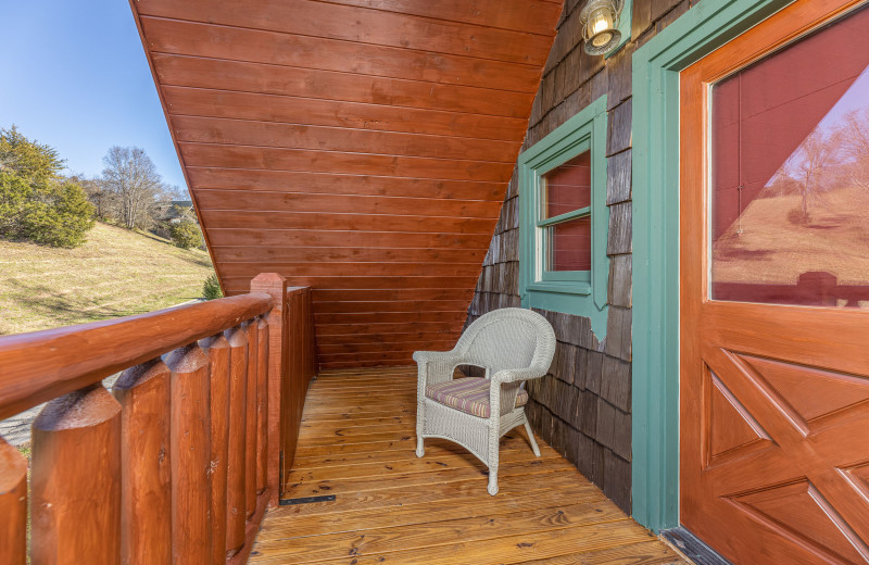 Deck at Patriot Getaways - A Beary Nice Cabin.