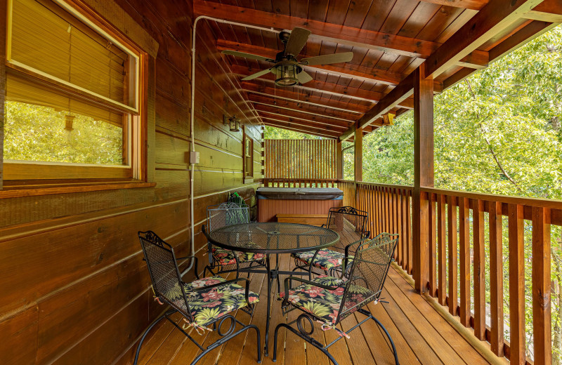 Porch at American Patriot Getaways - Livin' Simple.