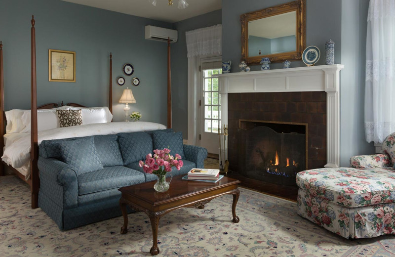 Guest room at The Mercersburg Inn.