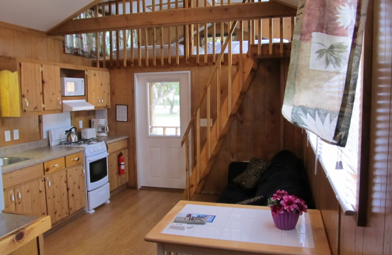 Cabin interior at Miami Everglades.