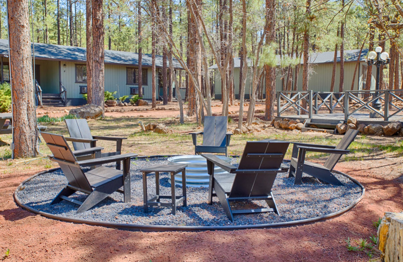 Patio at Buck Springs Resort.