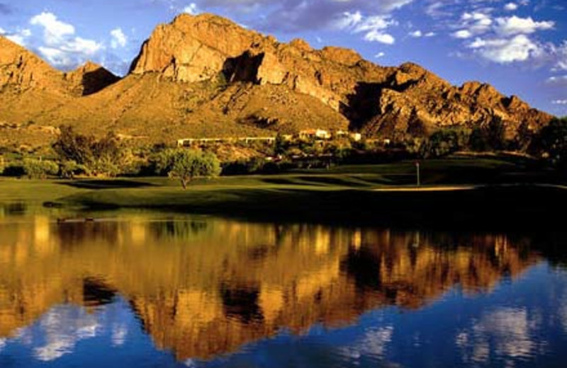 Mountain view at Hilton Tucson El Conquistador Golf & Tennis Resort.