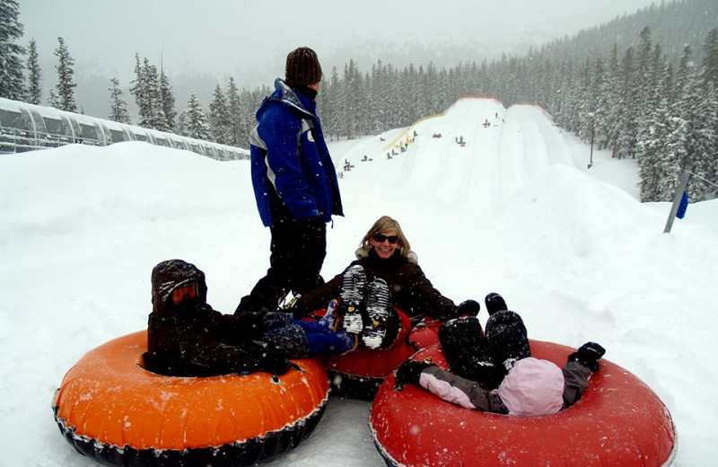 Snow tubing at Rocky Mountain Resort Management.