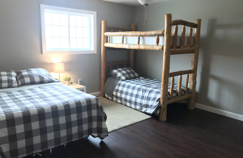 Bedroom at The Lodge at Windy Ridge.
