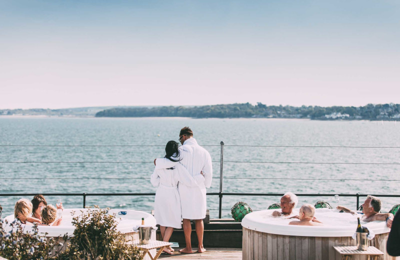Couple at Luxury Castle Hire.