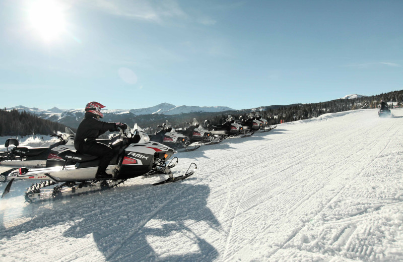 Snowmobile Trails at Aspen Canyon Ranch