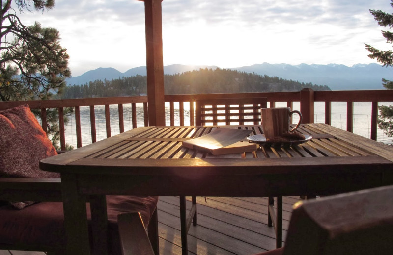 Deck view at Swan Hill Bed and Breakfast.