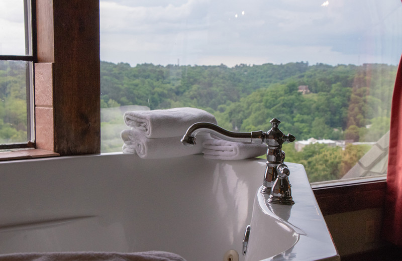 Guest hot tub at 1886 Crescent Hotel & Spa.