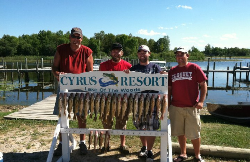 Big catch at Cyrus Resort.