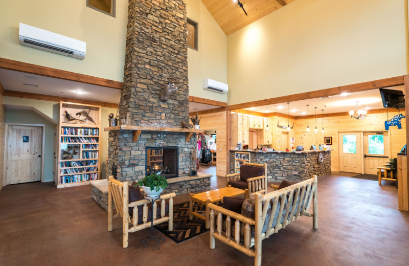 Lodge lounge at Pehrson Lodge Resort.