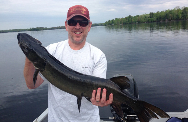 Fishing at Virgin Timber Resort.