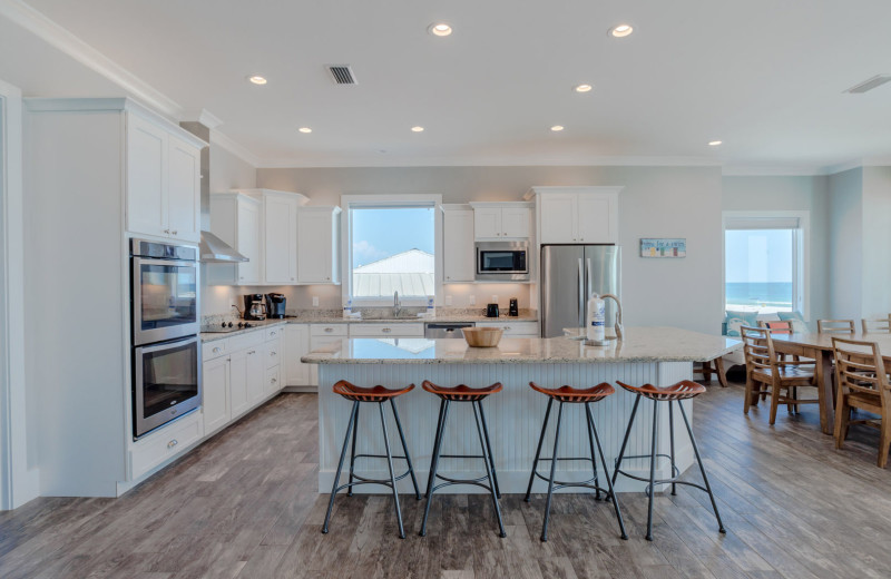 Rental kitchen at Harris Properties Management.