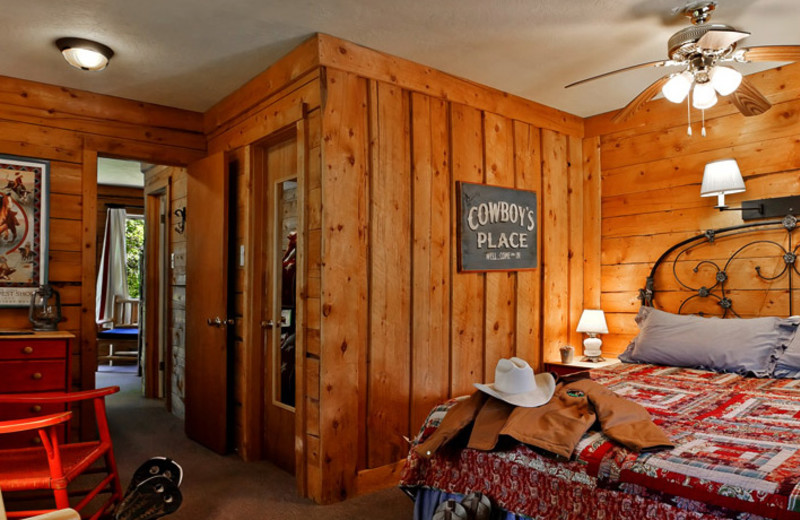Guest room at Colorado Trails Ranch.