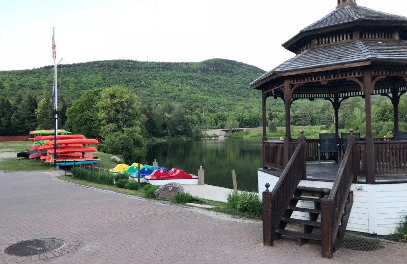 Lake at The Golden Eagle Lodge.