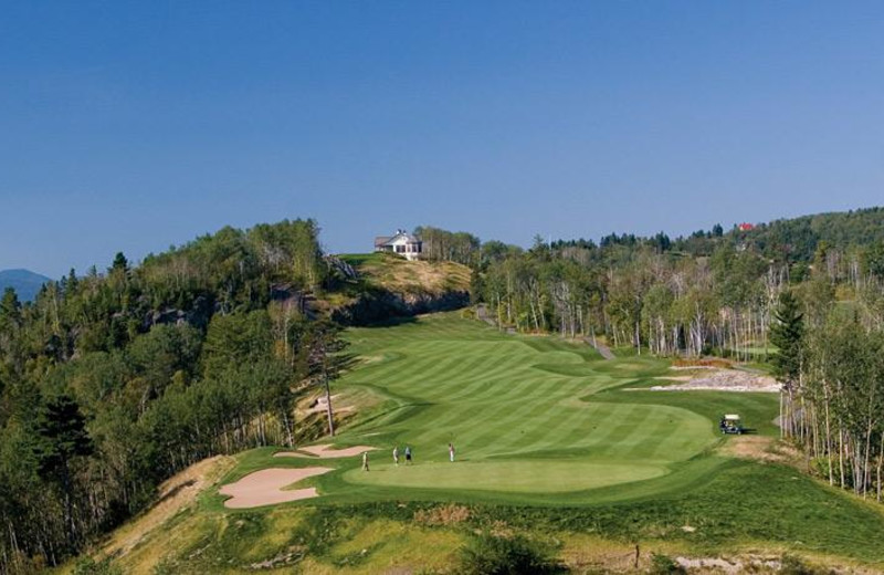 Golf course at Fairmont Le Manoir Richelieu.