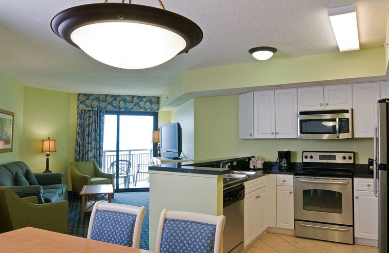 Guest kitchen at Caribbean Resort & Villas.