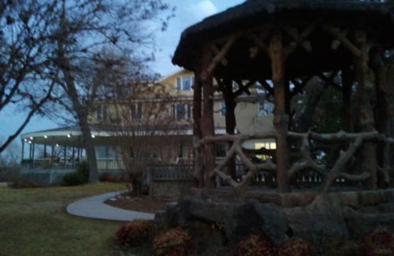 Gazebo in the Evening at Haven River Inn