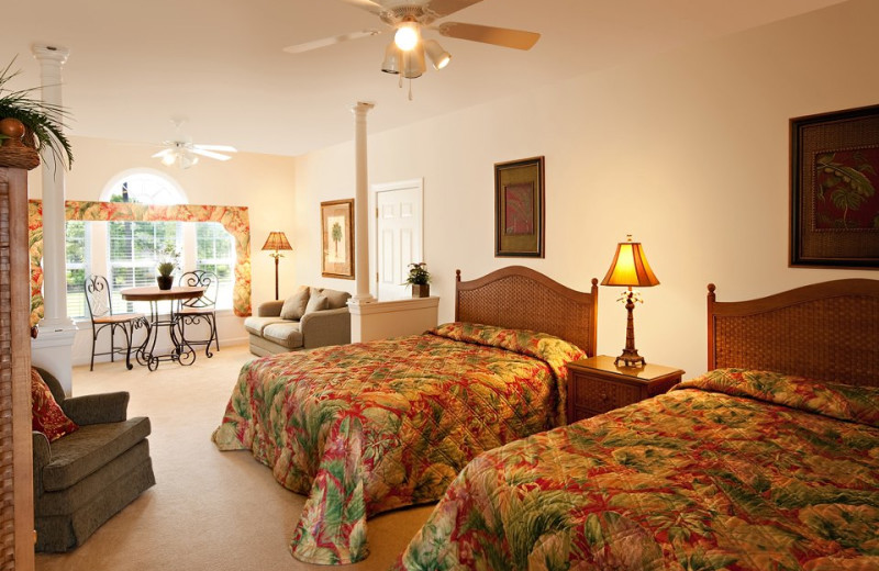 Guest room at Sea Trail Resort.