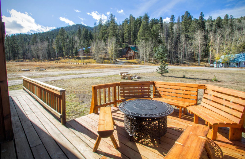 Rental patio at Reservations Unlimited.