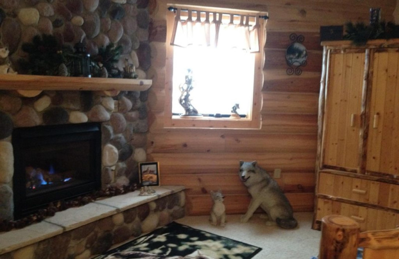 Guest room at Mountain Comfort Bed and Breakfast.