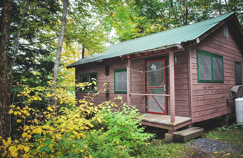 Cabin exterior at Timberlock.