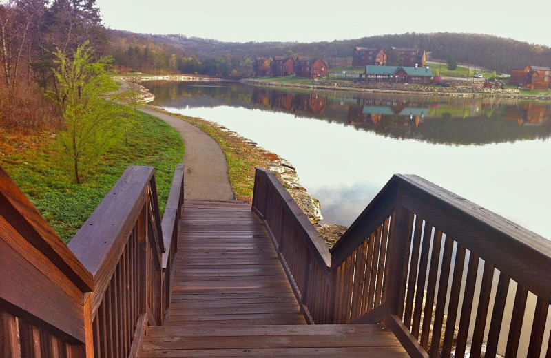 Walking path at Stonebridge Resort.