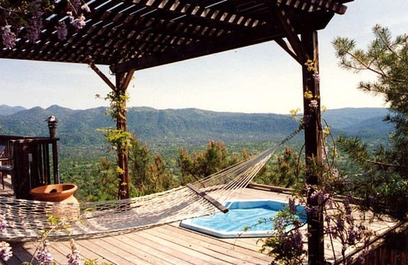 Hot tub at Indian Peak Ranch.