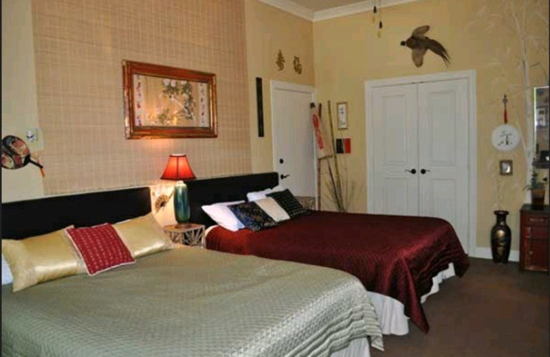 Guest room at Crescent Quarters.