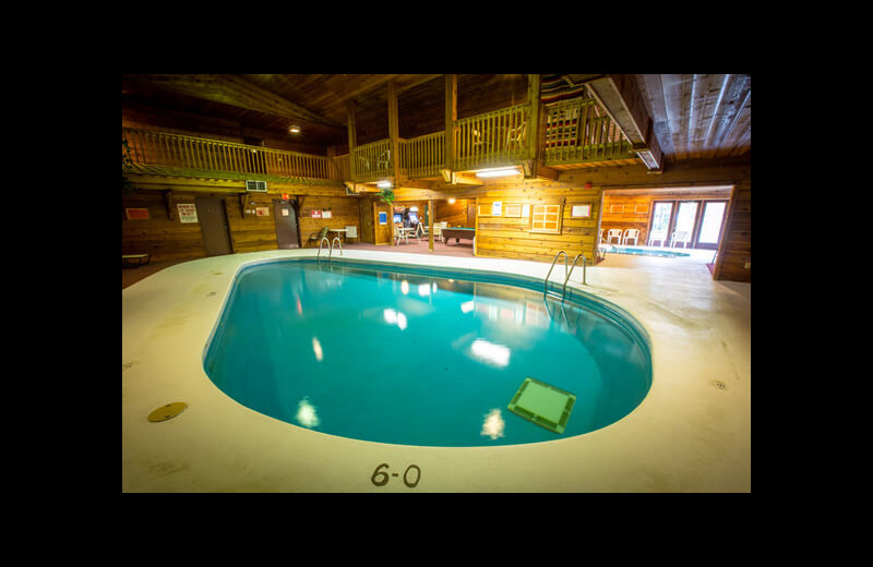 Indoor pool at Northern Pine Inn.