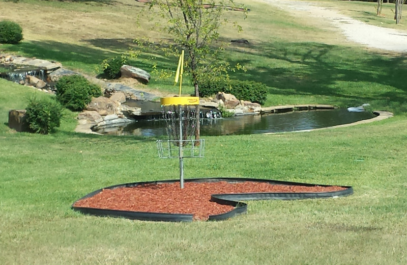 Disc golf at Mill Creek Ranch Resort.