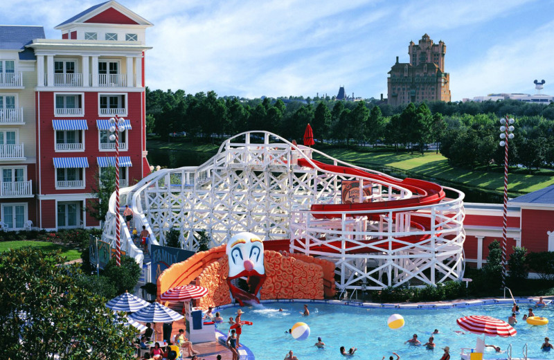 Water slide at Disney's BoardWalk Inn.