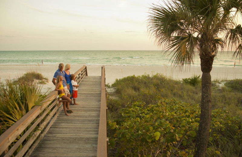 Beach at The Resort at Longboat Key Club.