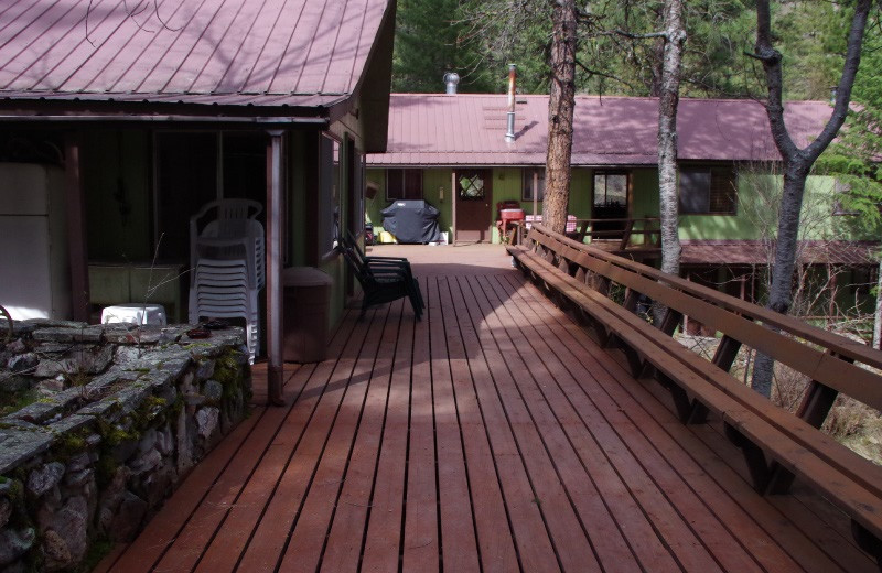 Exterior view of China Bar Lodge.