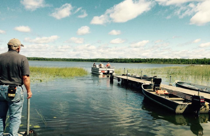 Lake view at Cedarwild Resort.