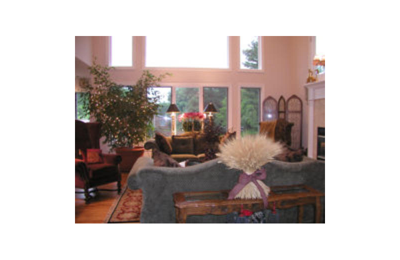 Living room at Canterbury Chateau Bed & Breakfast.