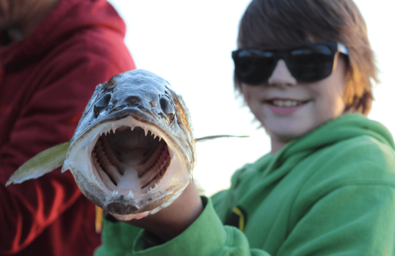 Fishing at Bakers Narrows Lodge.